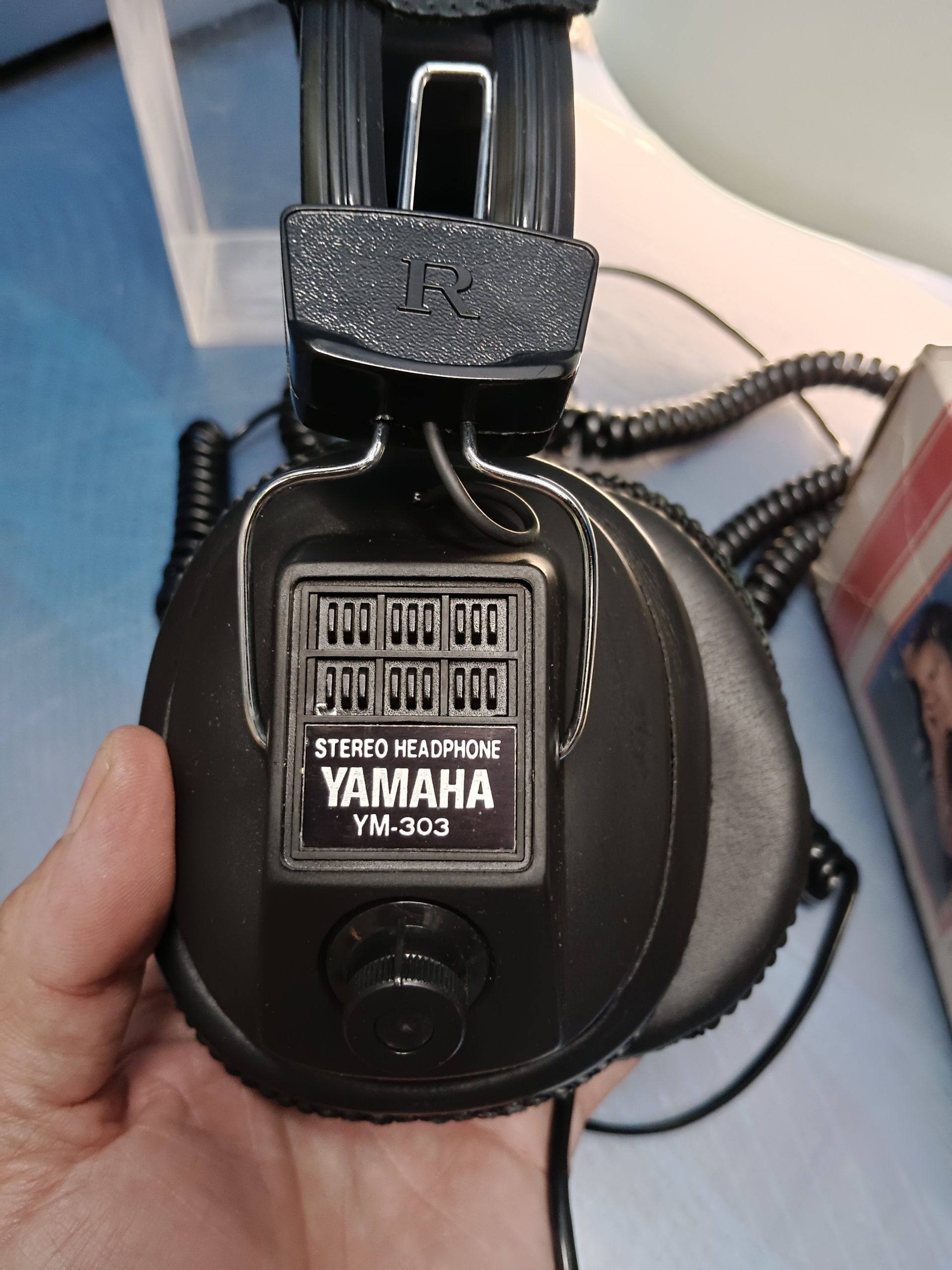 vintage YAMAHA stereo Headphones YM-303 - Imagen 10