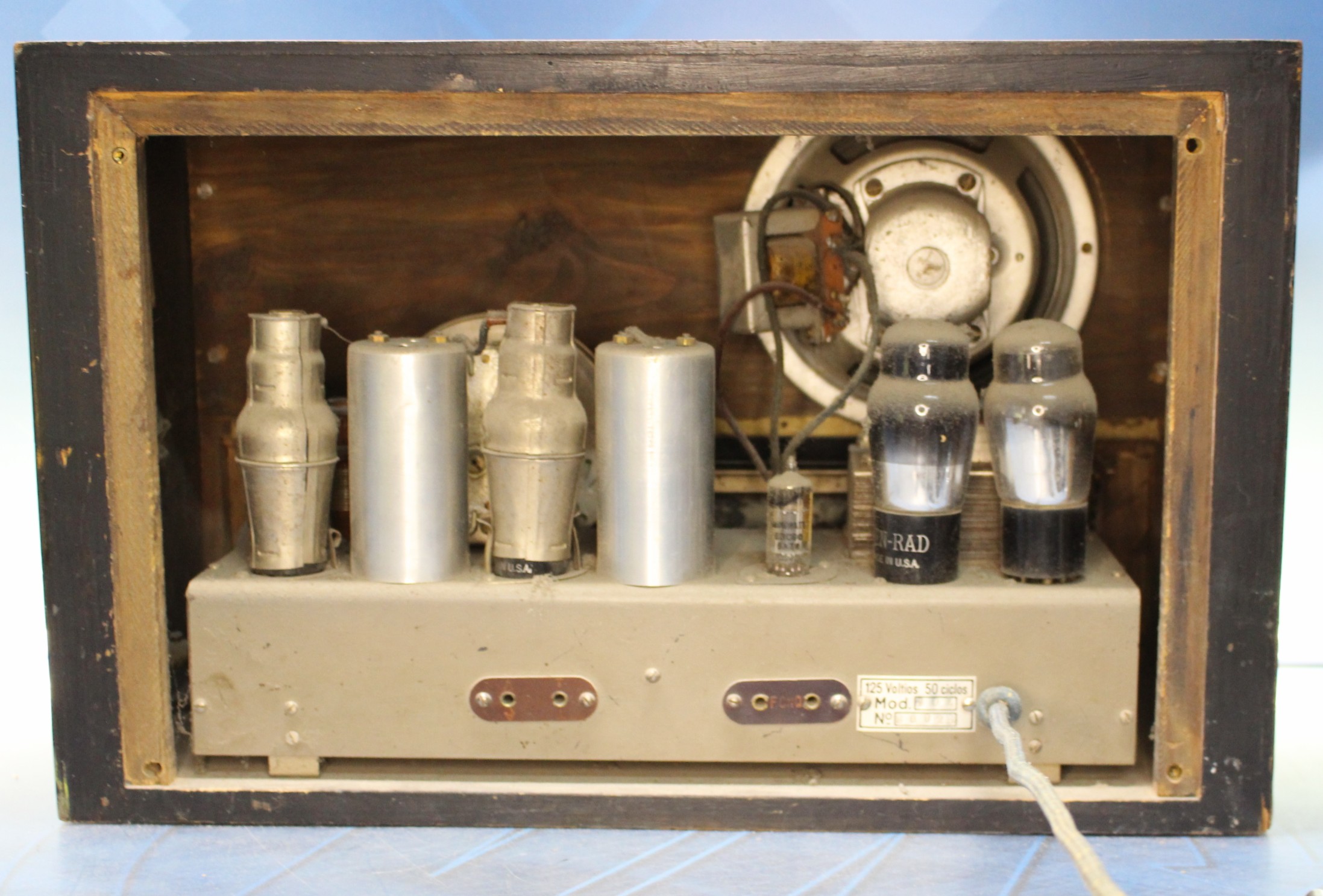 Antigua radio de válvulas Spick 104, Superheterodino. - Imagen 13