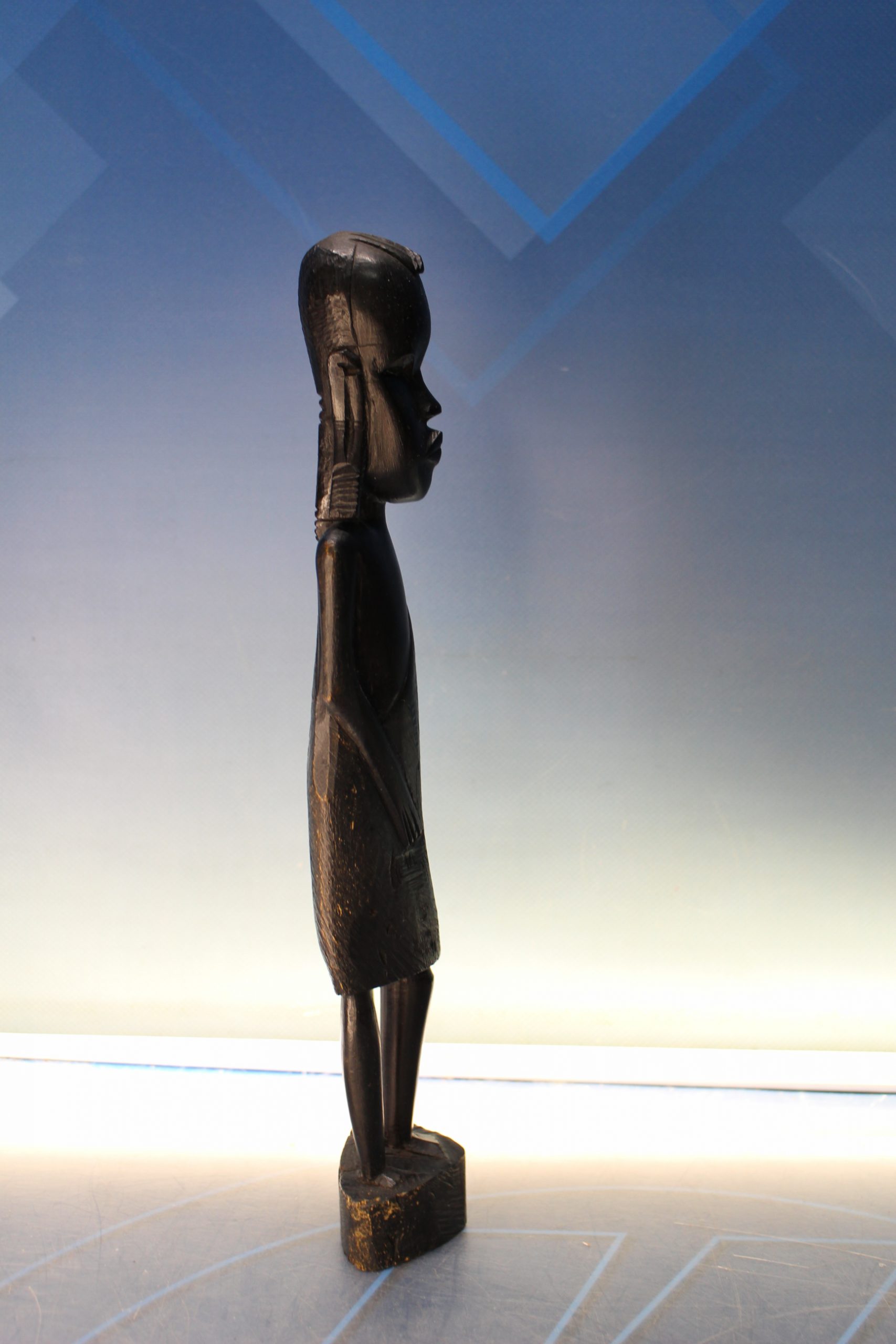 Escultura, talla de madera Kenia. Masai Mara. - Imagen 6