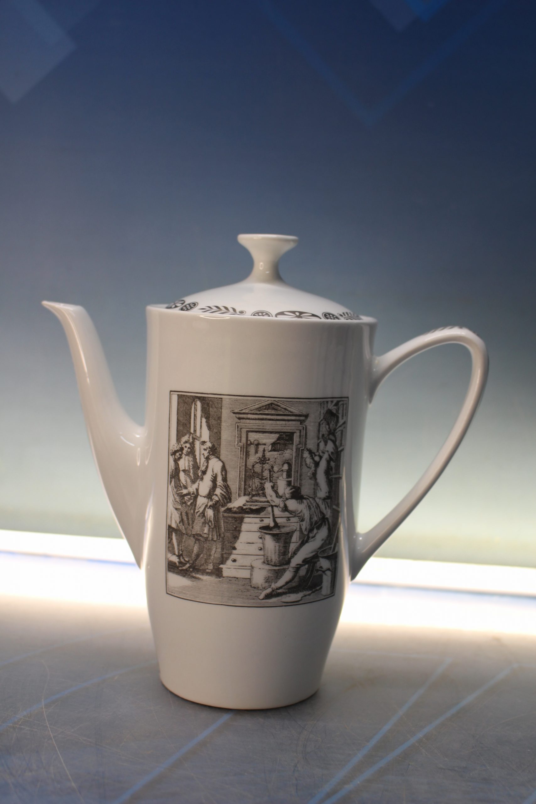 Pontesa. Café Monky. Cafeteras, tazas y platos. 24 piezas. - Imagen 18