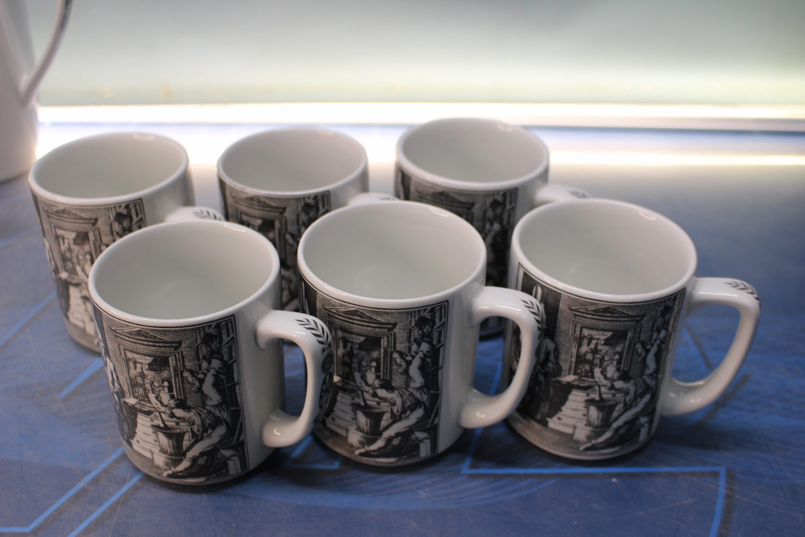 Pontesa. Café Monky. Cafeteras, tazas y platos. 24 piezas. - Imagen 12