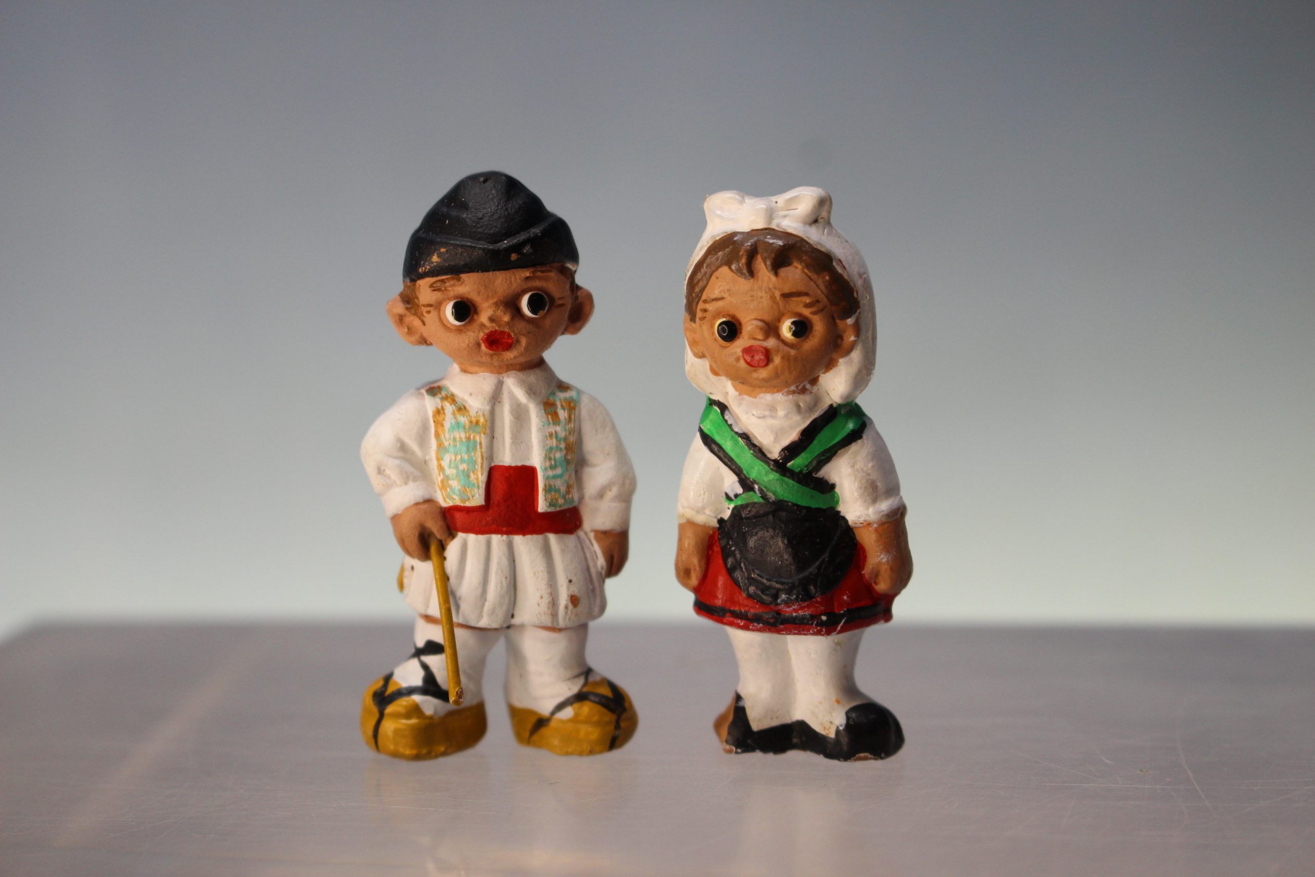 Figuras Alborox. Pareja asturiana, Asturias.