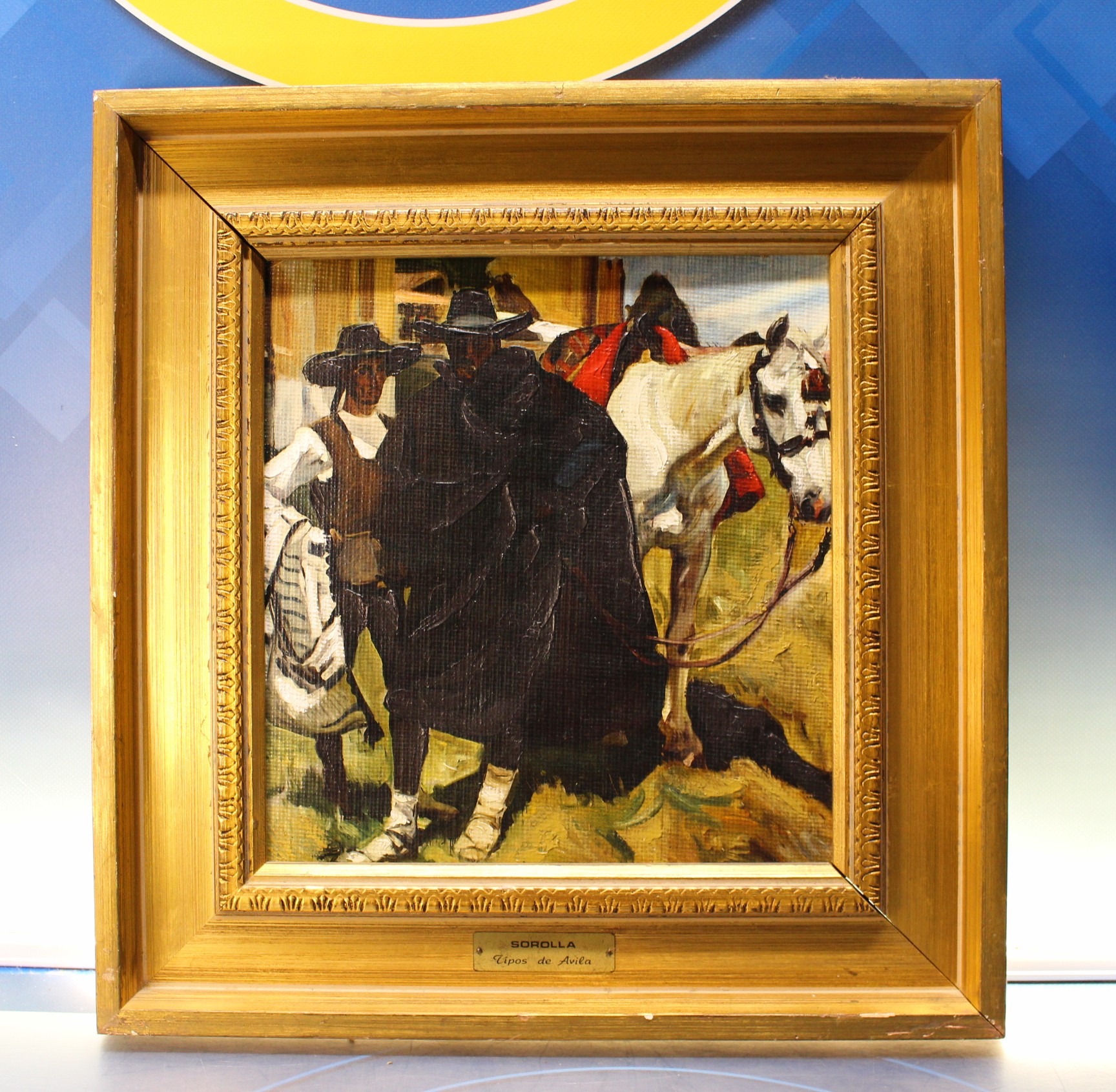 Cuadro reproducción de “Tipos de Ávila” de Sorolla.
