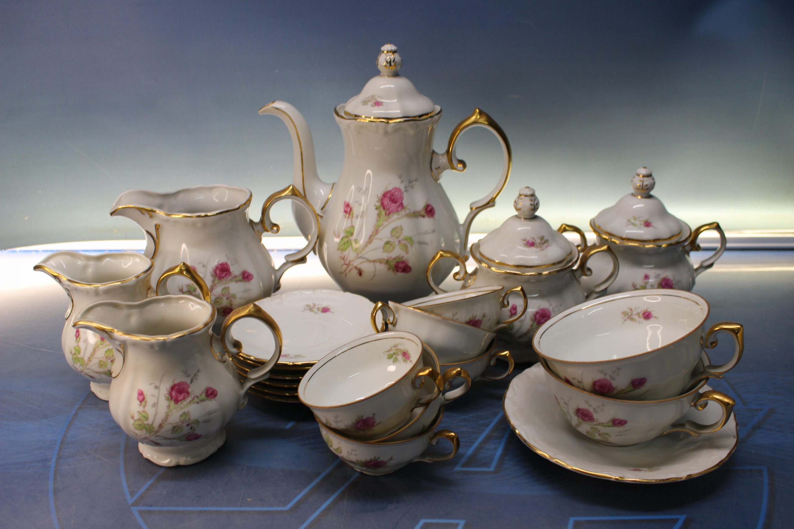 Juego de café porcelana Santa Clara.