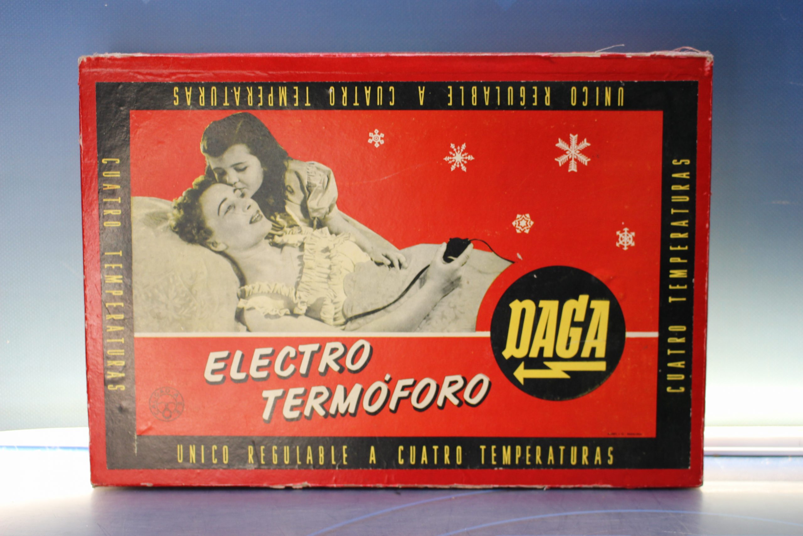Daga. Electro-termóforo, almohadilla eléctrica. Años 50 y 70. - Imagen 2
