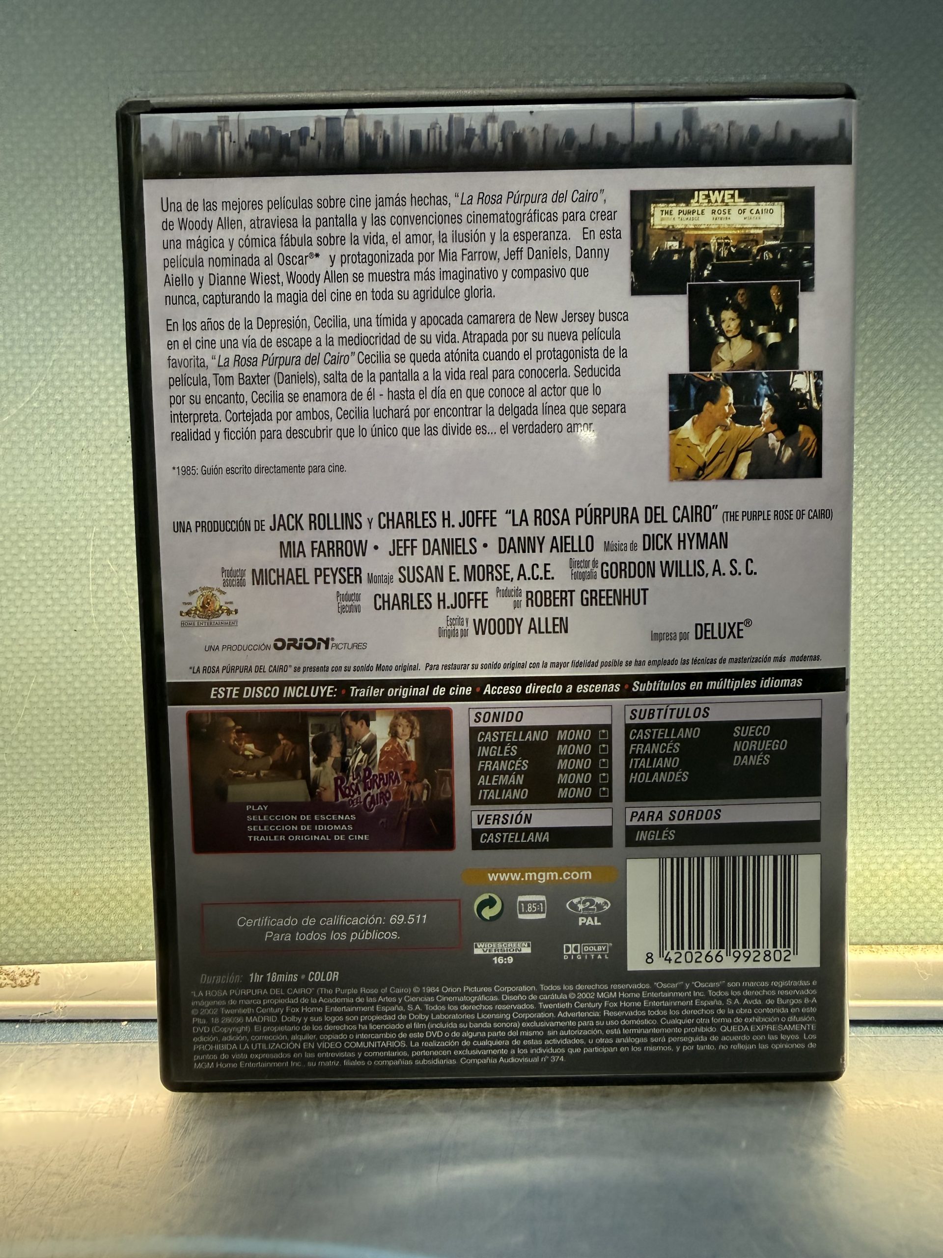 Image_20251006_104826_649 La rosa purpura del cairo - DVD - Imagen 2