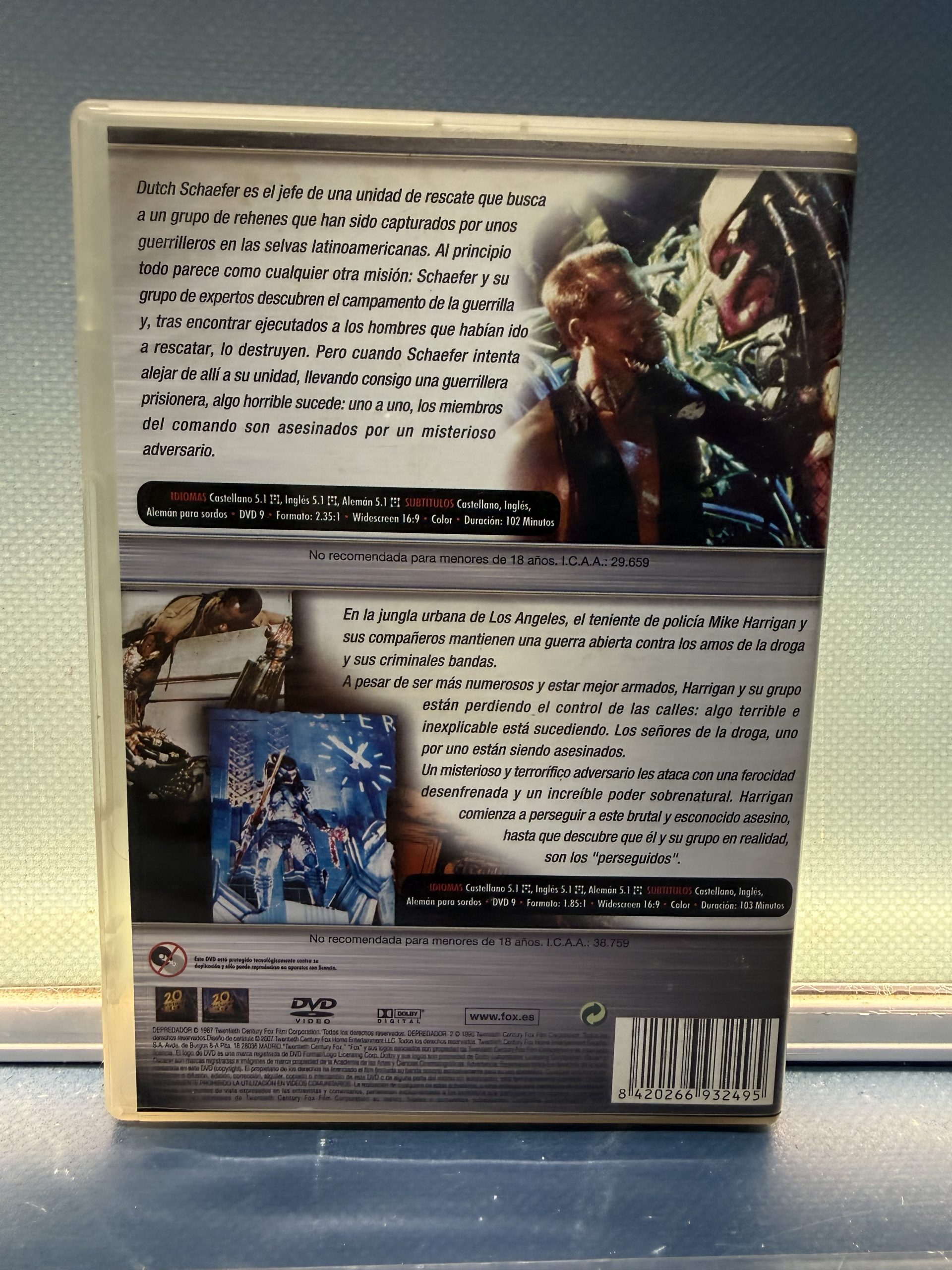 Depredador 1 y 2 - 2 DVD's - Imagen 2