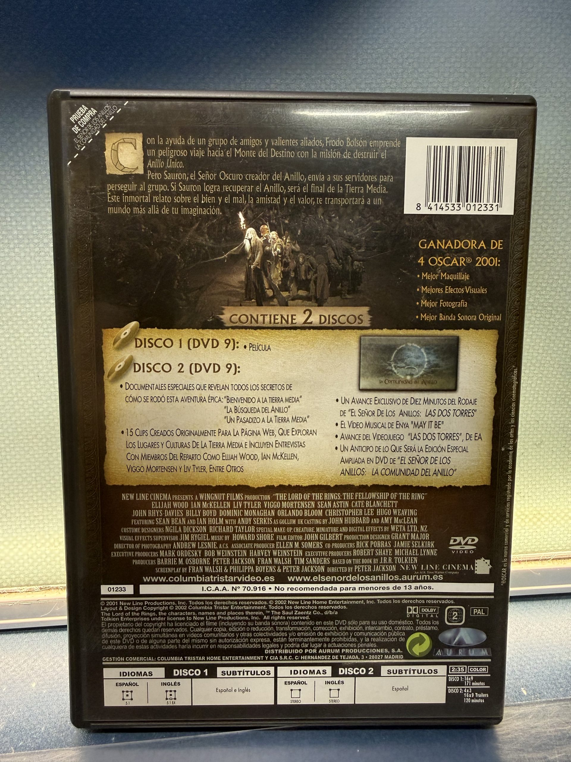 Lote 3 DVD's El señor de los anillos - DVD - Imagen 5