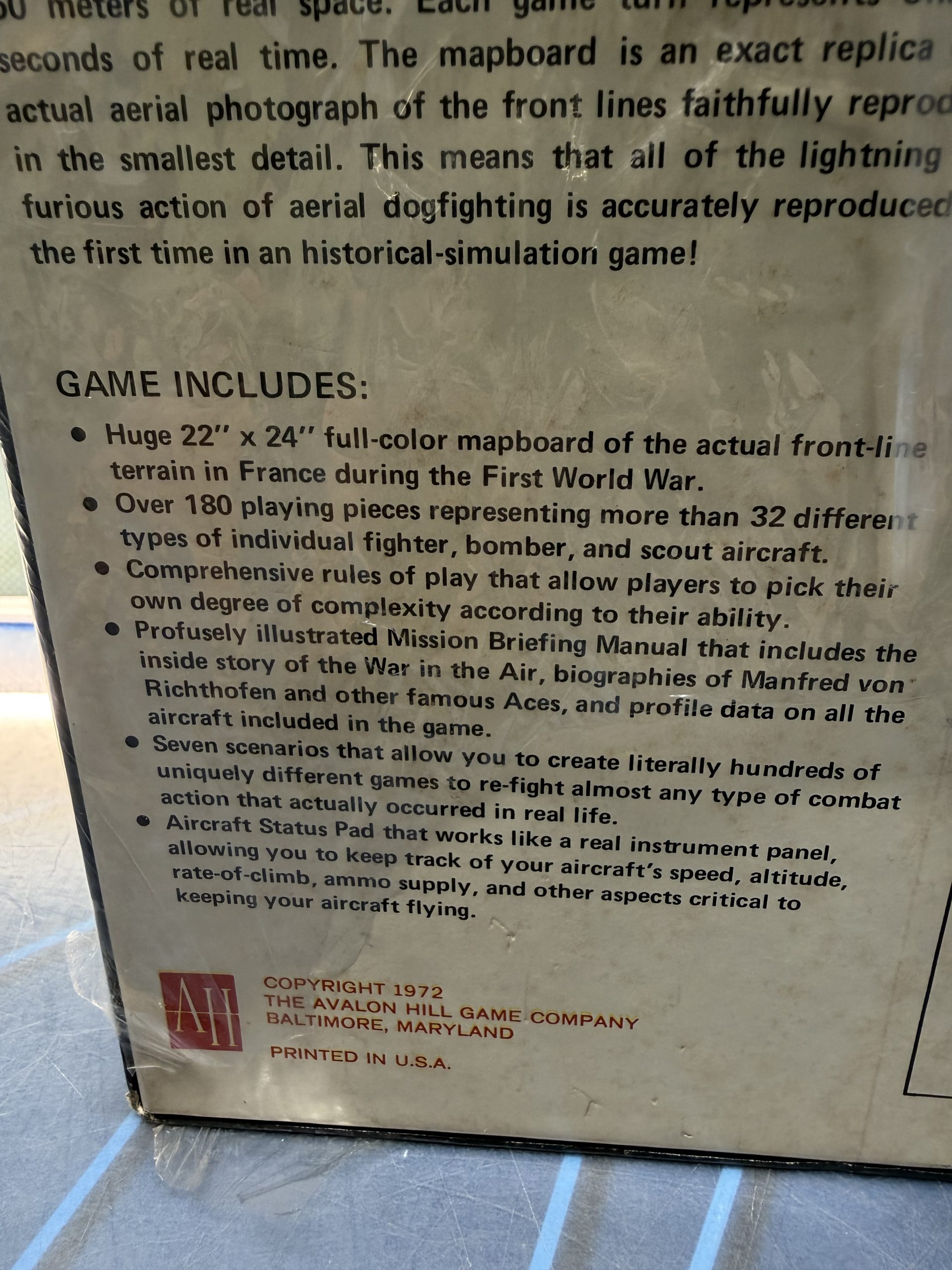 Juego de mesa Richthofen's War The air war 1916-1918 - Imagen 6