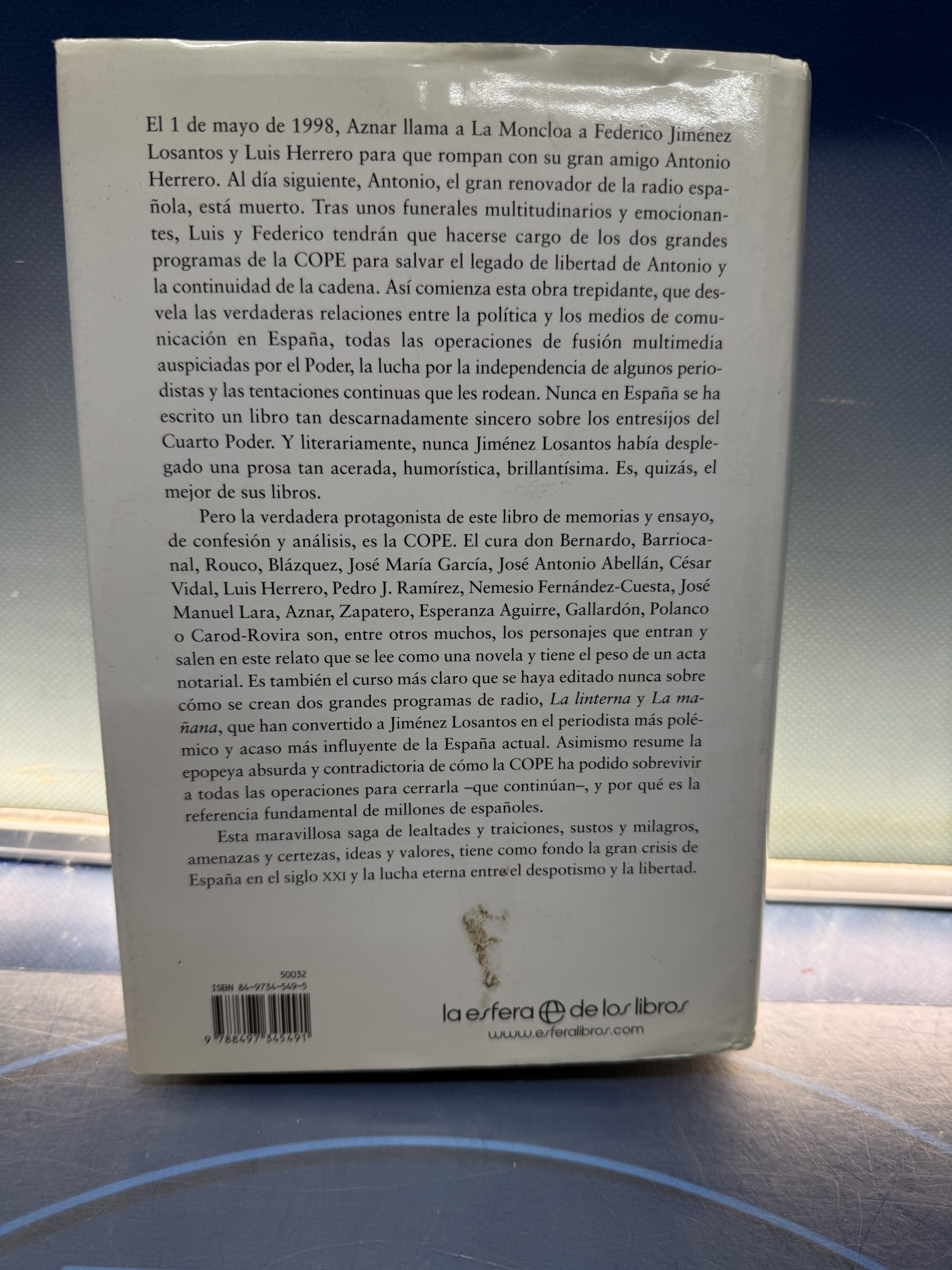 Federico Jiménez Los Santos de la noche a la mañana, El milagro de la cope - Libro - Imagen 2
