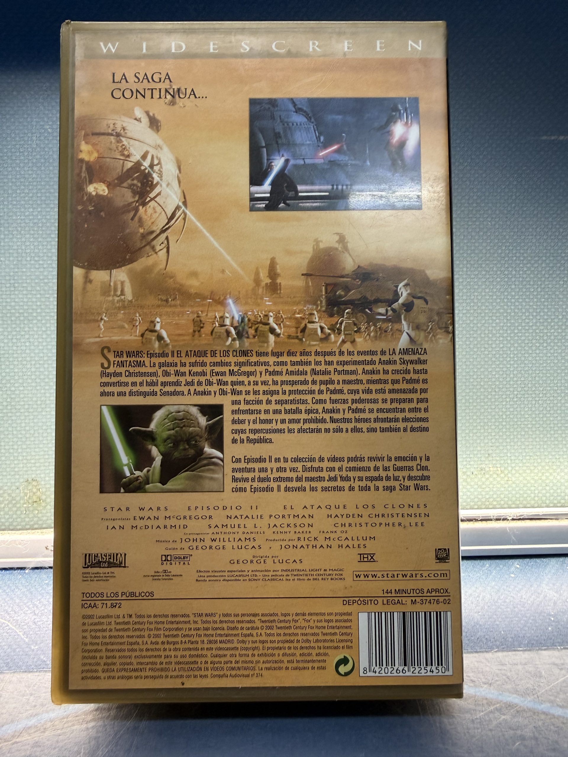 Lote 2 VHS,  Star wars, episodio I y episodio II - Imagen 4