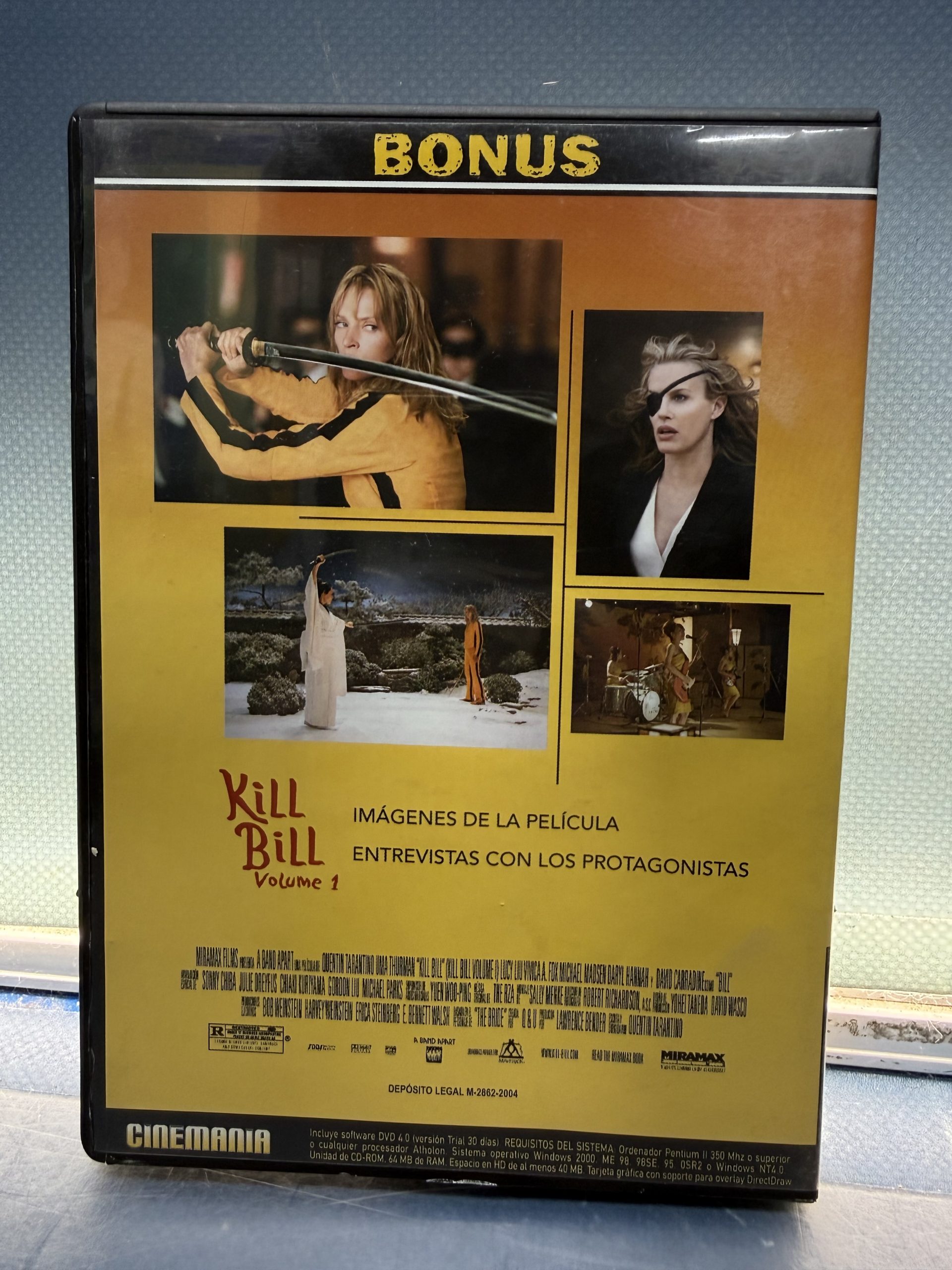 Lote 2 DVDS, KILL BILL, volumen 1, 2 y 1 BONUS - Imagen 7