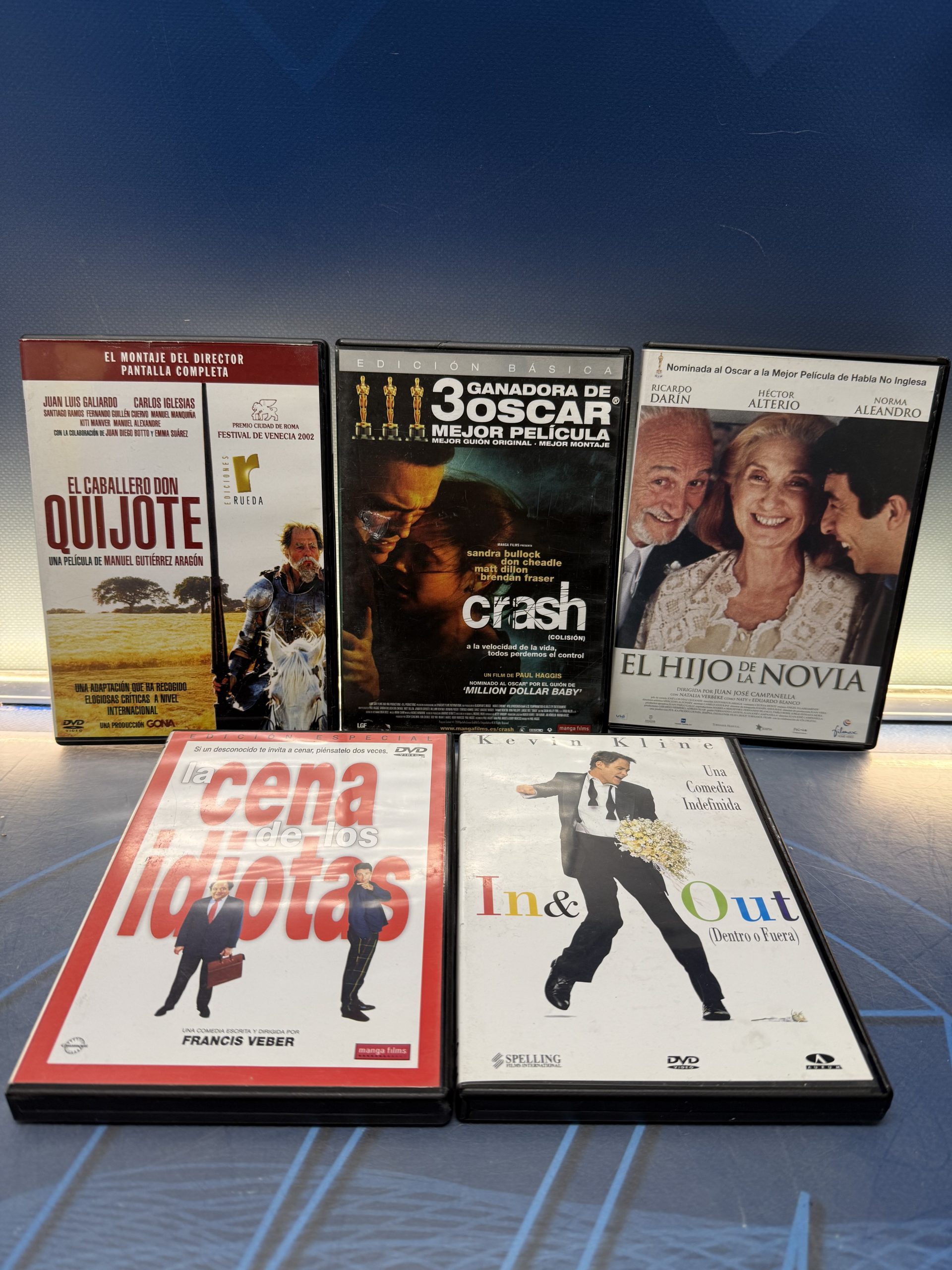 Lote 5 DVD's, observa los titulos