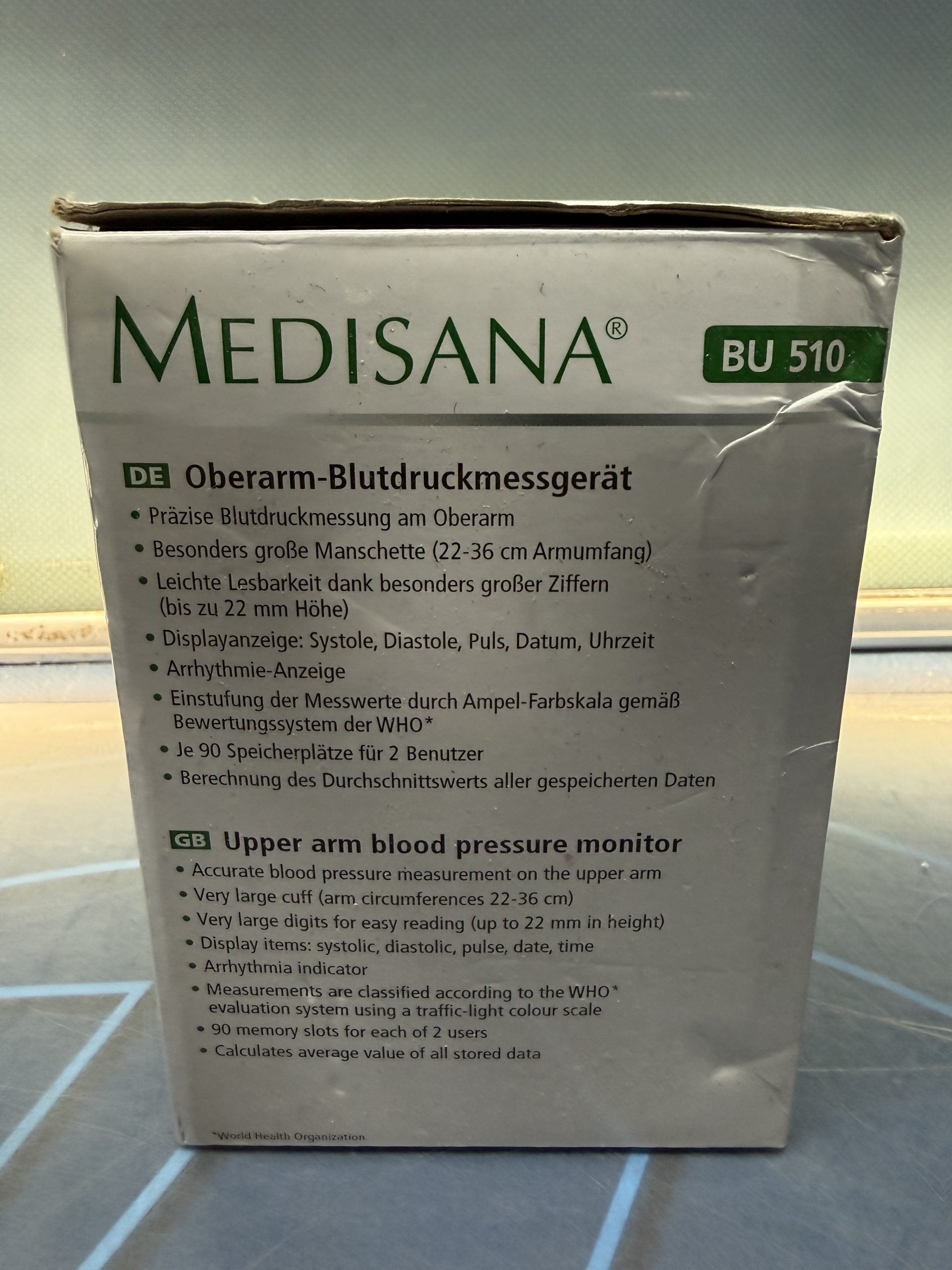 Medisana, tensiometro Modelo BU 510 - Imagen 2