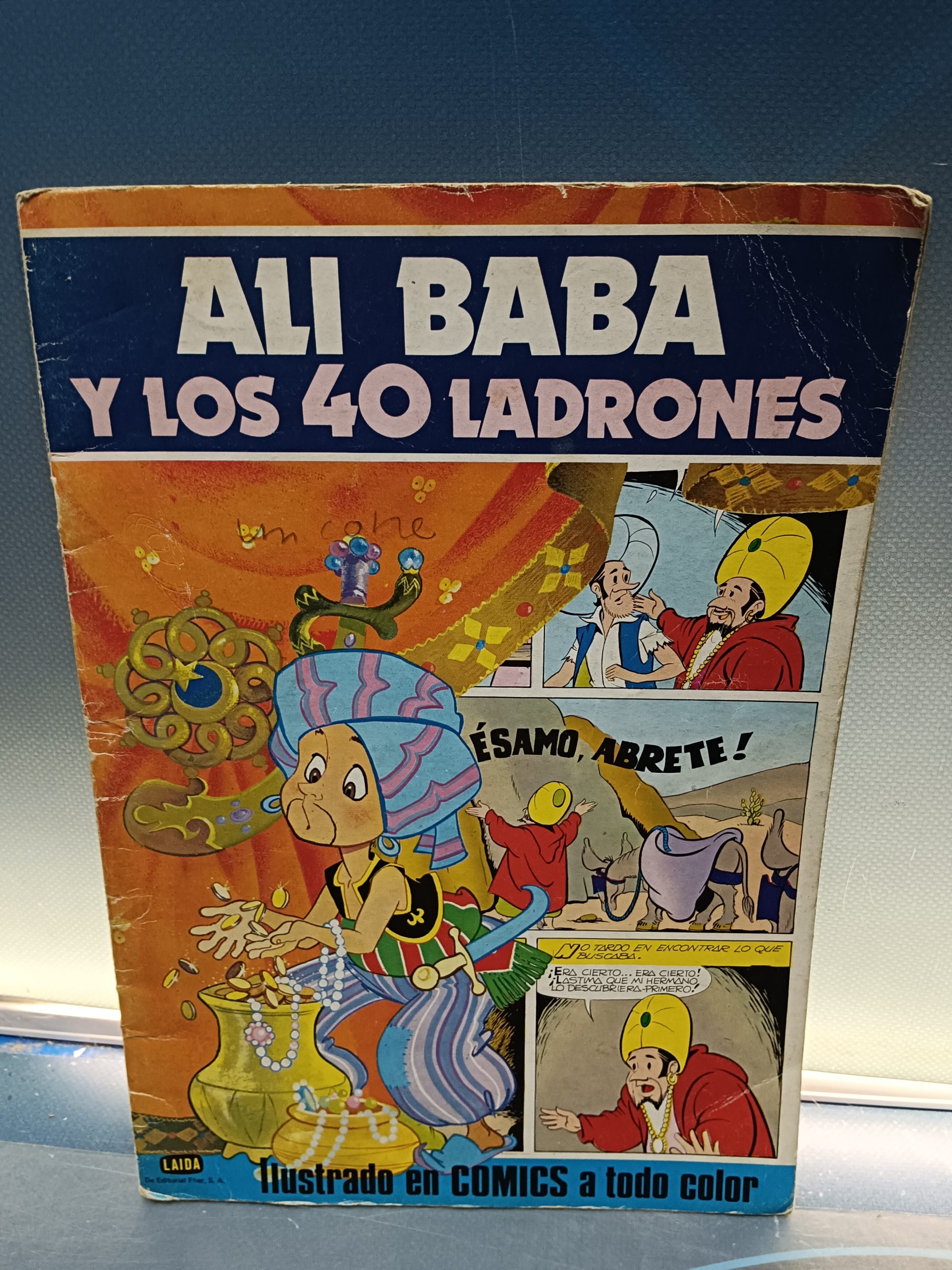 tebeo ALI-BABA Y LOS 40 LADRONES Nº 1 AÑO 1974, EDICIONES LAIDA, COLECCION TURQUESA