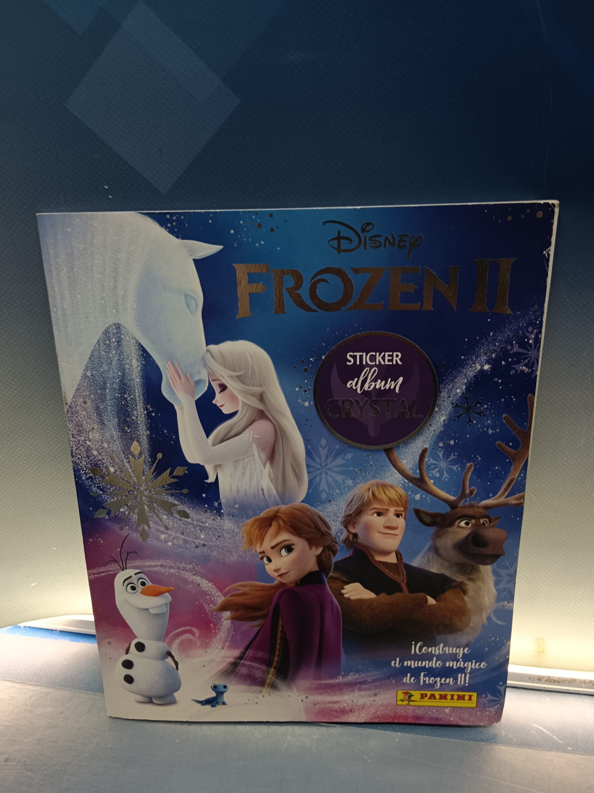 Álbum Incompleto Frozen II, contiene solo 22 cromos de 140