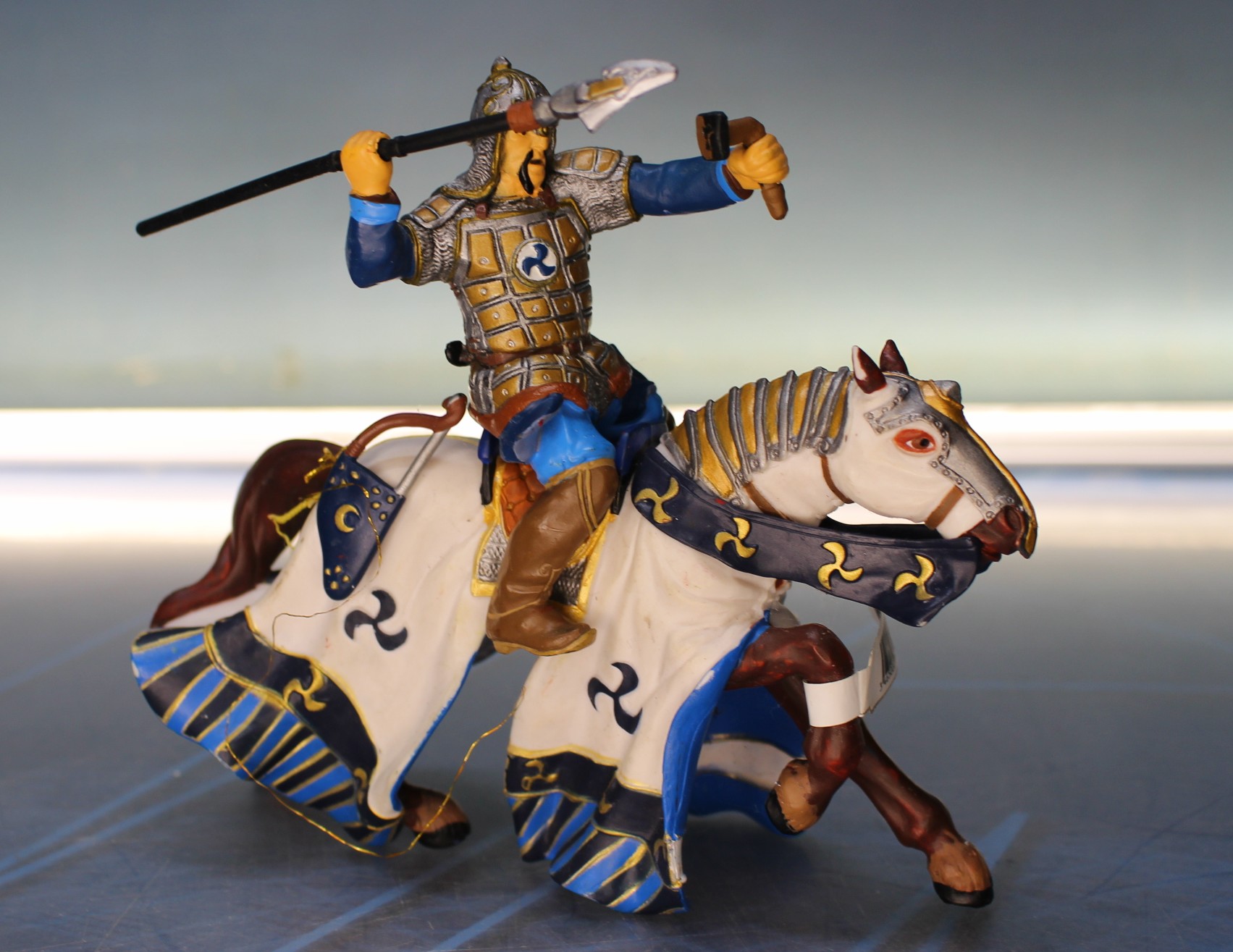 09. Caballero Otomano Azul. Medieval. Papo, 2006.