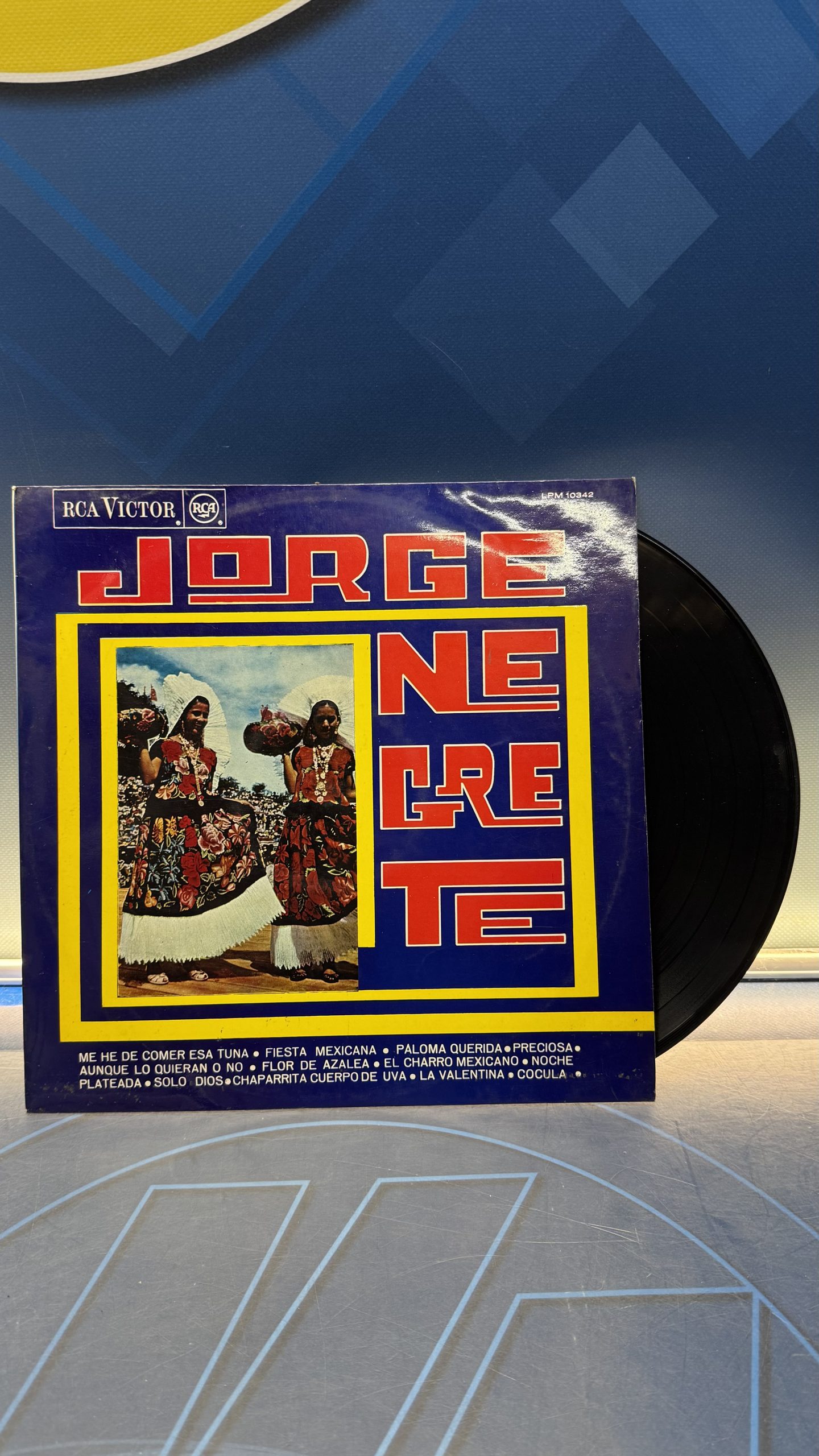 Disco LP RCA Victor Jorge Negrete