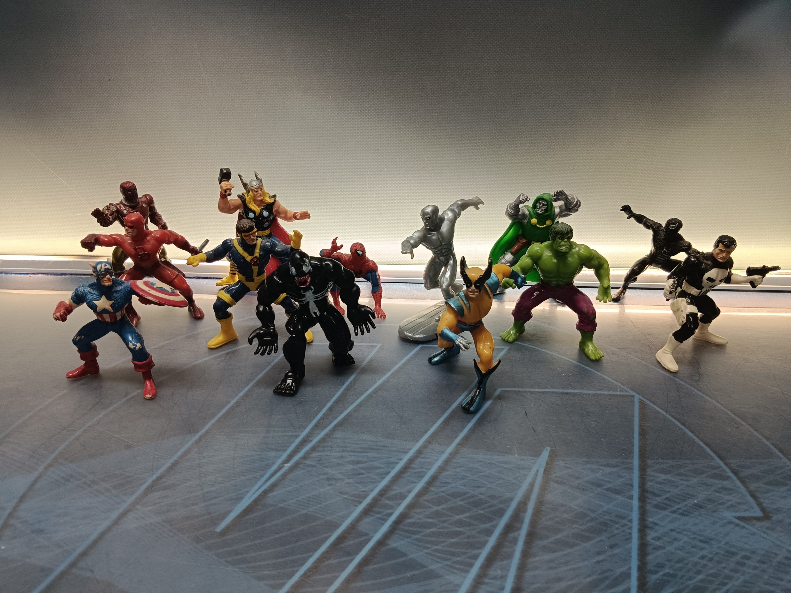 13 figuras pvc super heroes marvel