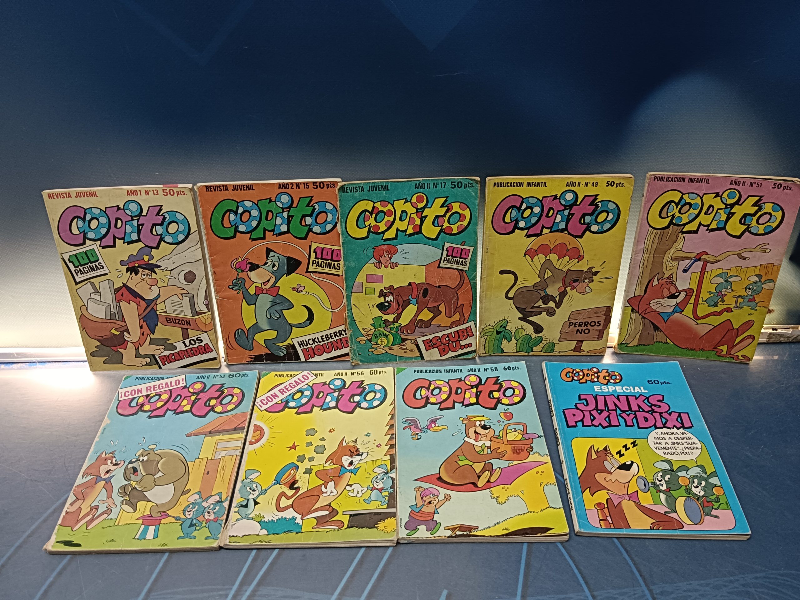 9 números de COPITO REVISTA INFANTIL. año I y año II - 1980/81